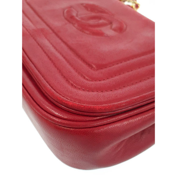 Chanel Coco Mark Chain Shoulder Bag Red - Picture 4 of 7